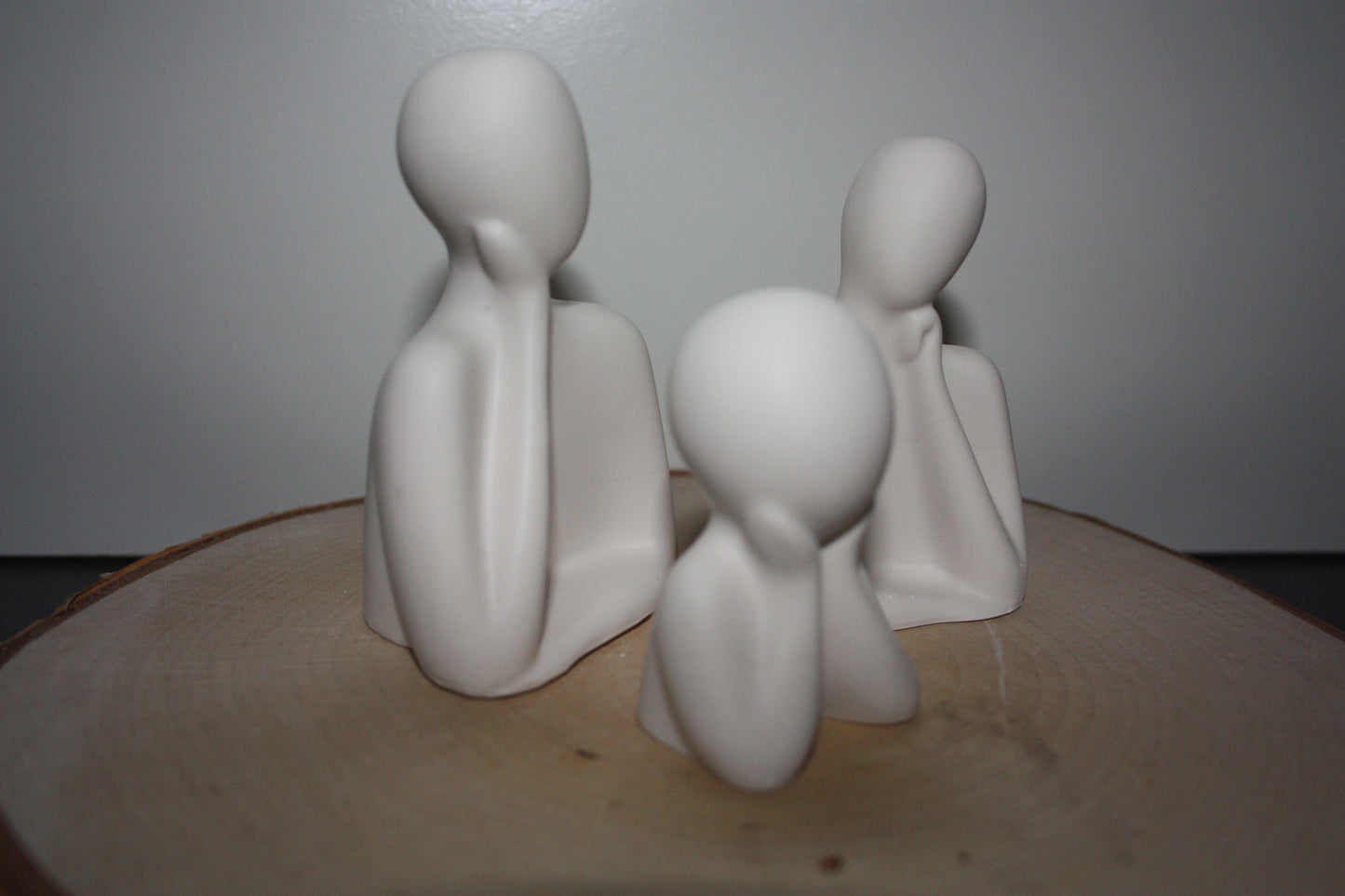 Trio de statuettes décoratives